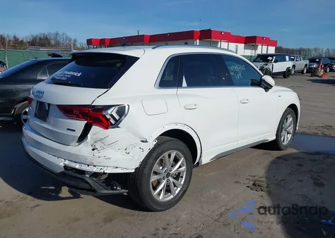 2025 Audi Q3 Premium 45 Tfsi S Line Quattro Tiptronic из США, поврежденный, VIN WA1EECF30S1100214